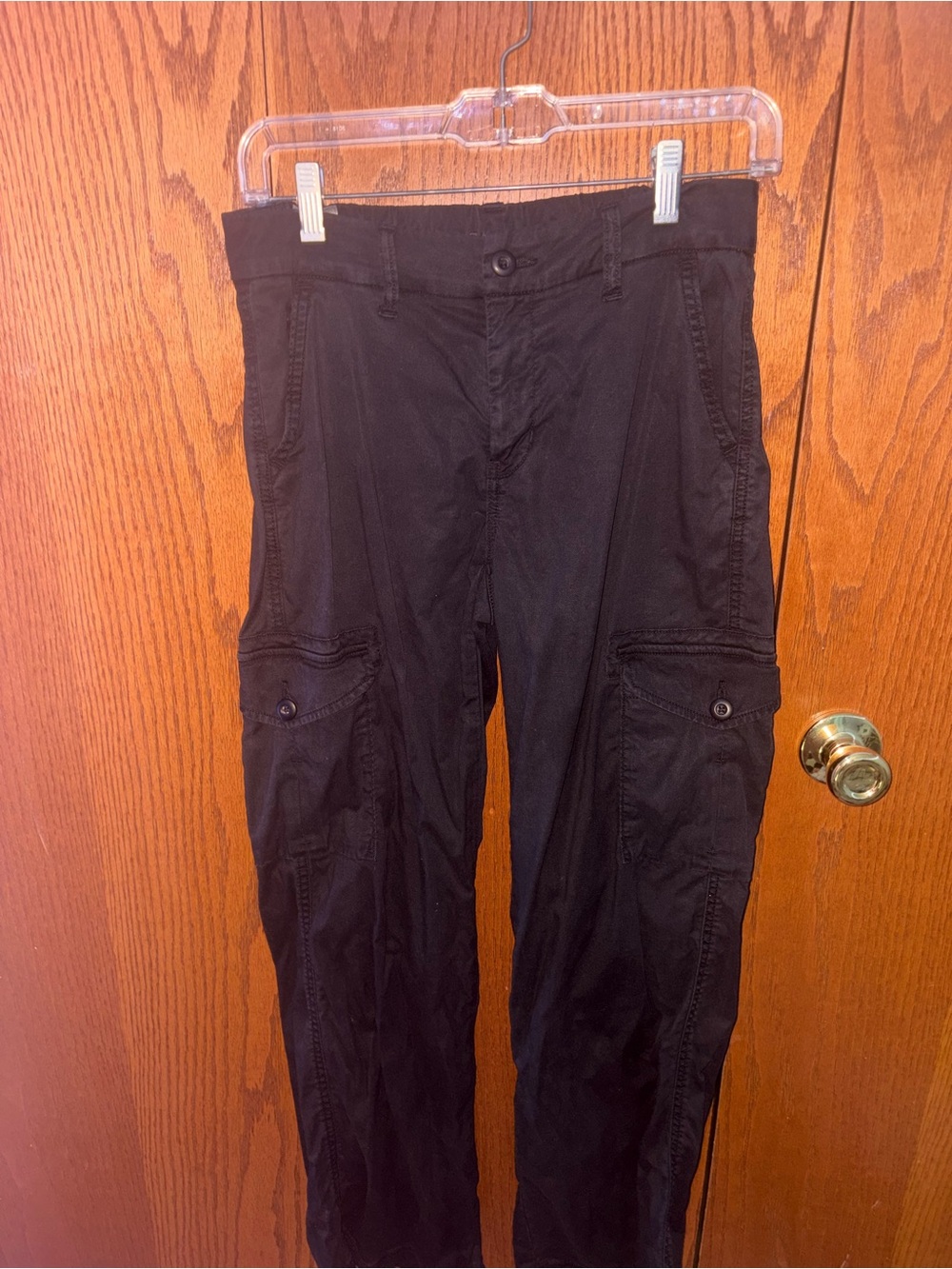 Womans Black Cargo Pants American Eagle